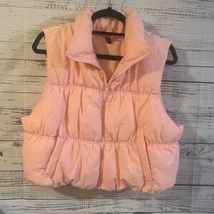 H&M Pink Puffer Vest